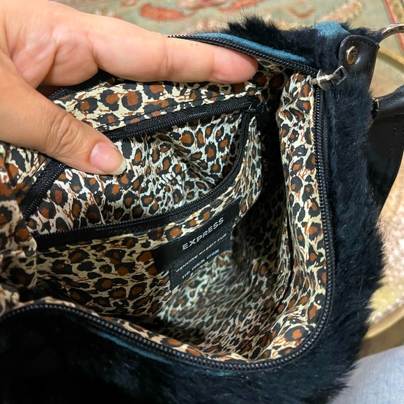 Express genuine rabbit fur Hobo bag. - Picture 3 of 7